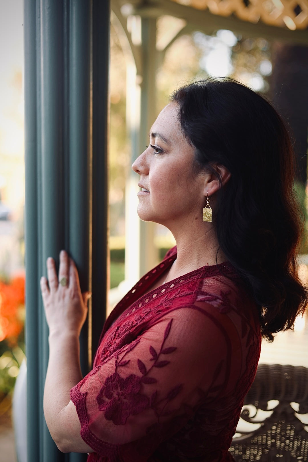 Newport Echo Portrait Earrings