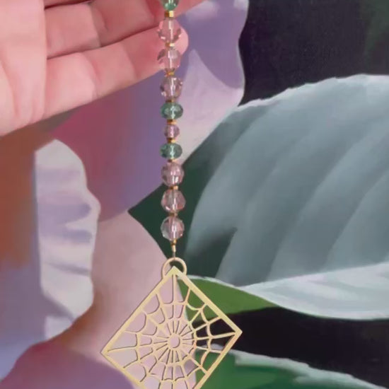 Victorian Cobweb Suncatcher