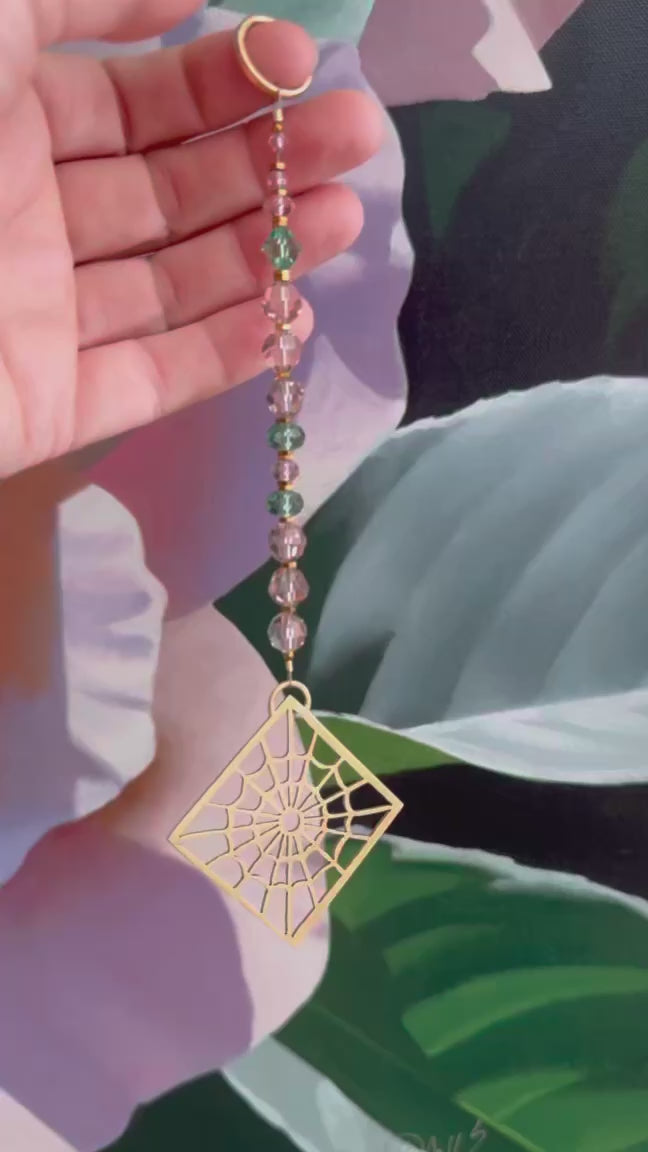 Victorian Cobweb Suncatcher