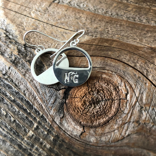 Sterling Silver, Dangle Earrings for Women "Billy the Kid" | Narrow-Gauge Designs