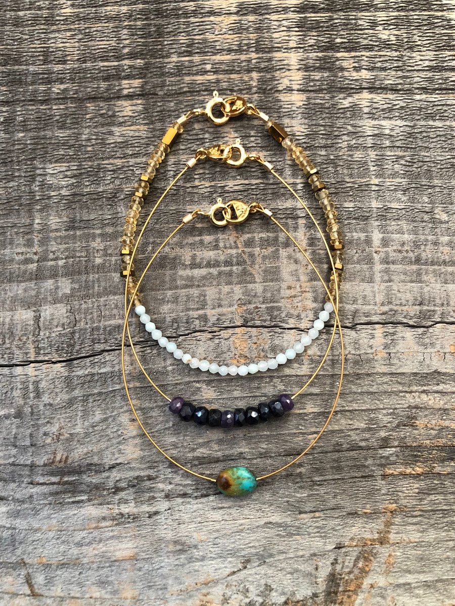 Handmade Gemstone Bracelets | Narrow-Gauge Designs