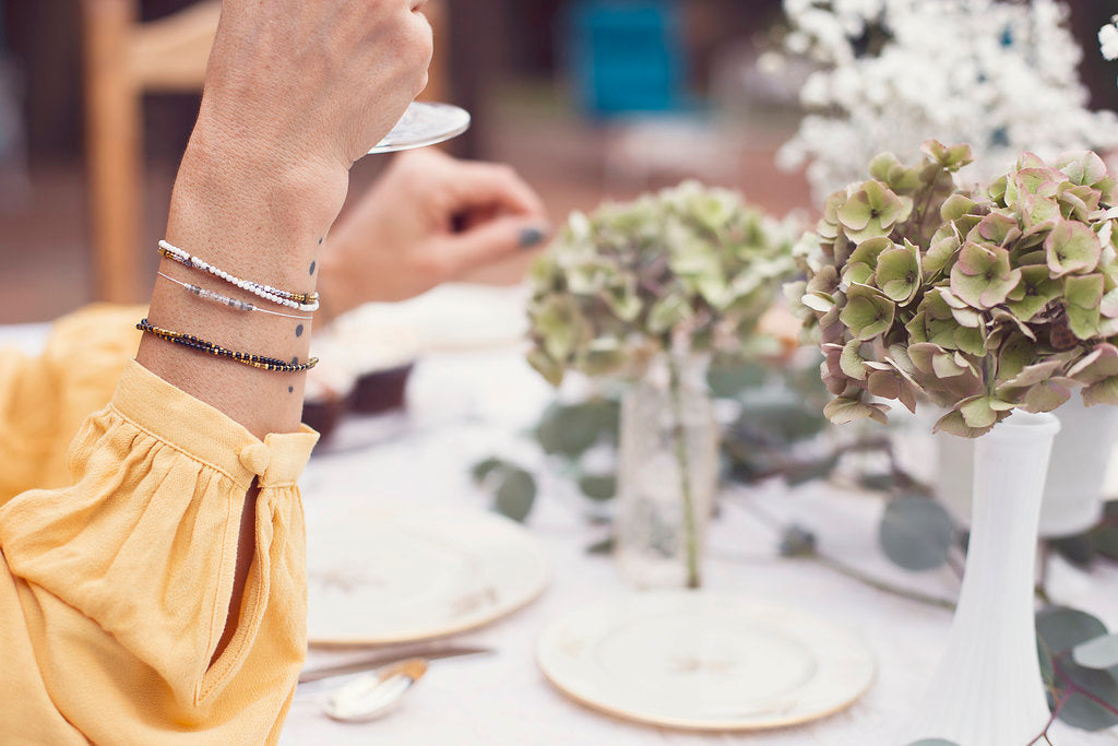 Gemstone, Beaded Bracelets for Women | Narrow-Gauge Designs