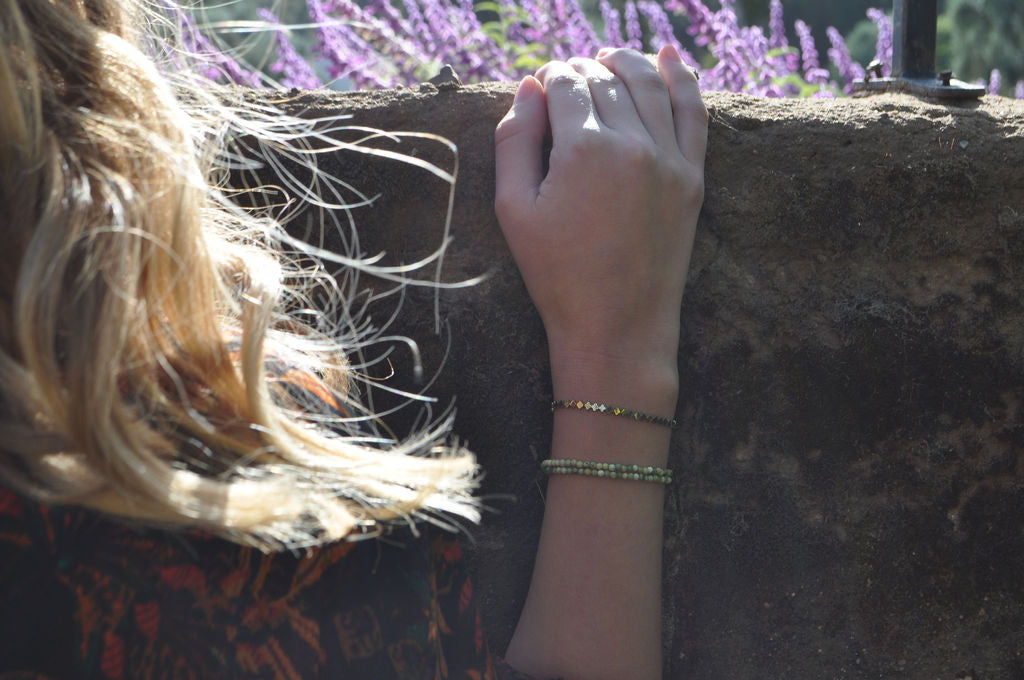 Handmade Beaded Gemstone Bracelets | Narrow-Gauge Designs