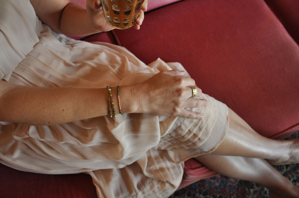 Handmade Gemstone Beaded Bracelets | Narrow-Gauge Designs