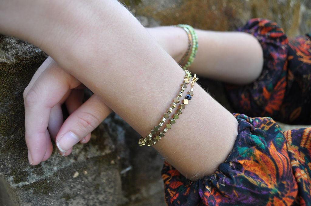 Handmade Gemstone Beaded Bracelets | Narrow-Gauge Designs