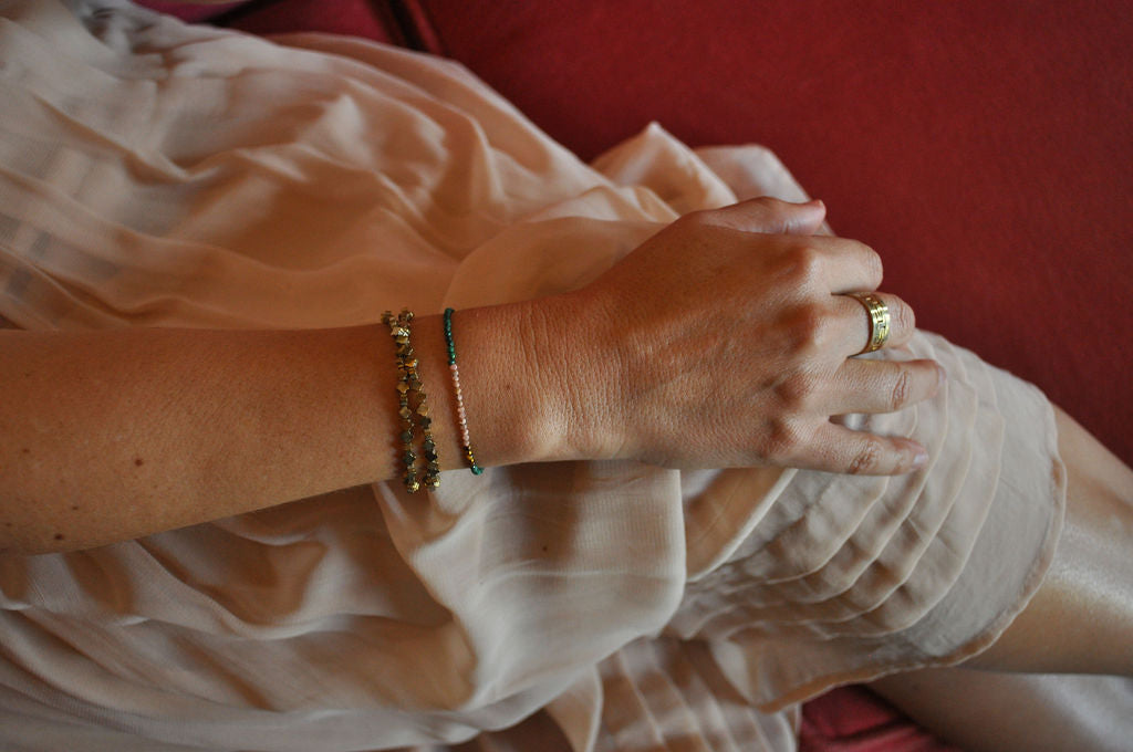 Handmade Beaded Gemstone Bracelets | Narrow-Gauge Designs