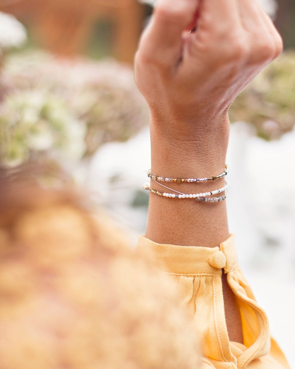 Silverton Collection Set of Three Gemstone Beaded Bracelets